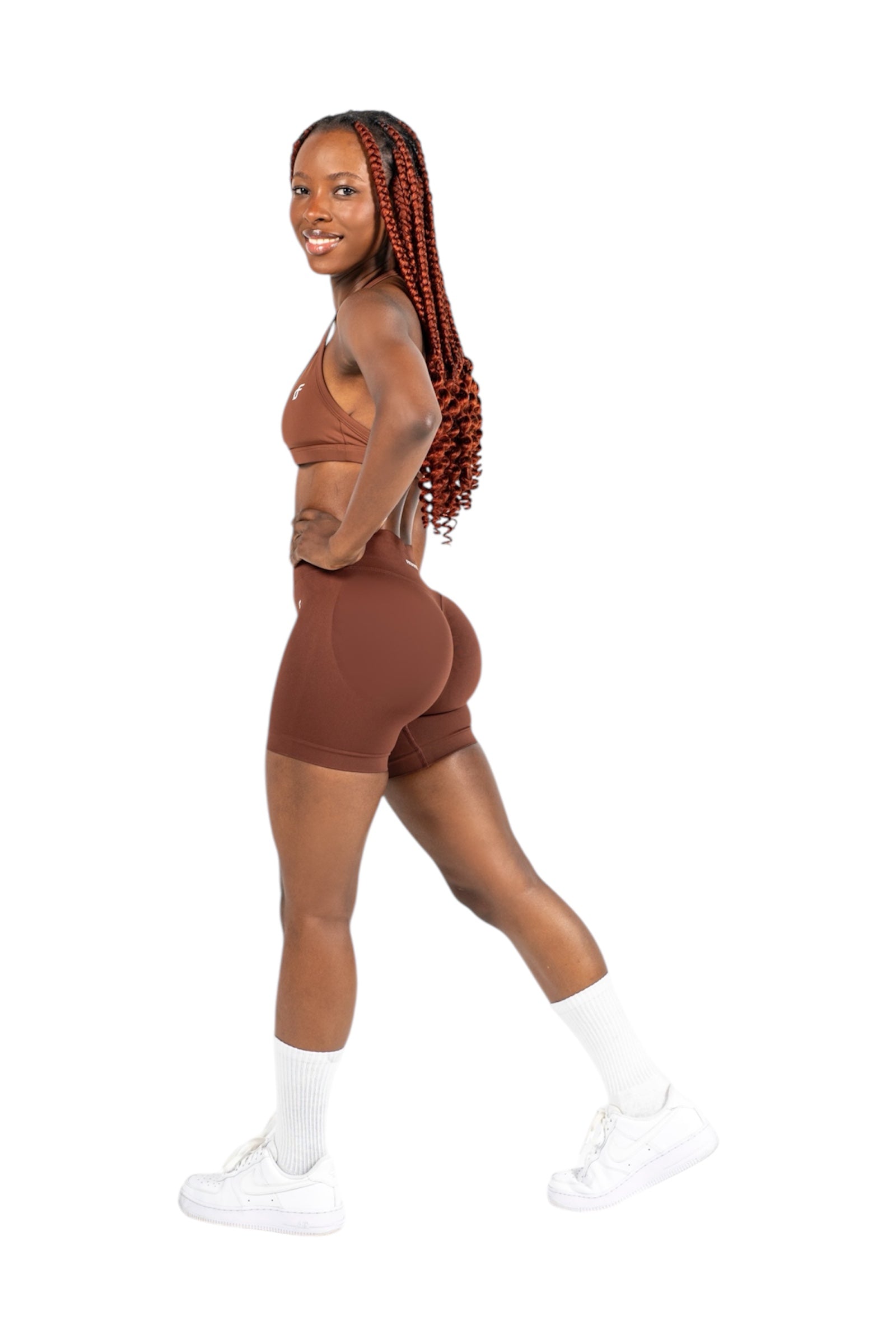 Essential Seamless Shorts Brown